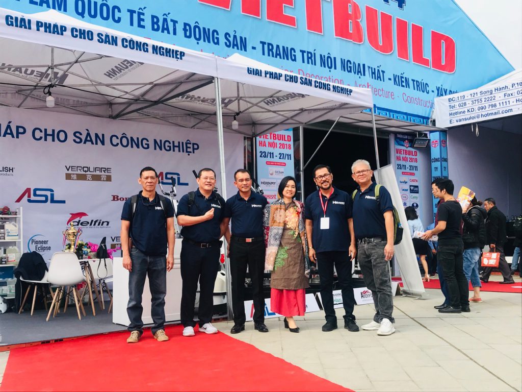 Hieu Anh participated in VIETBUILD Hanoi International Exhibition 2018