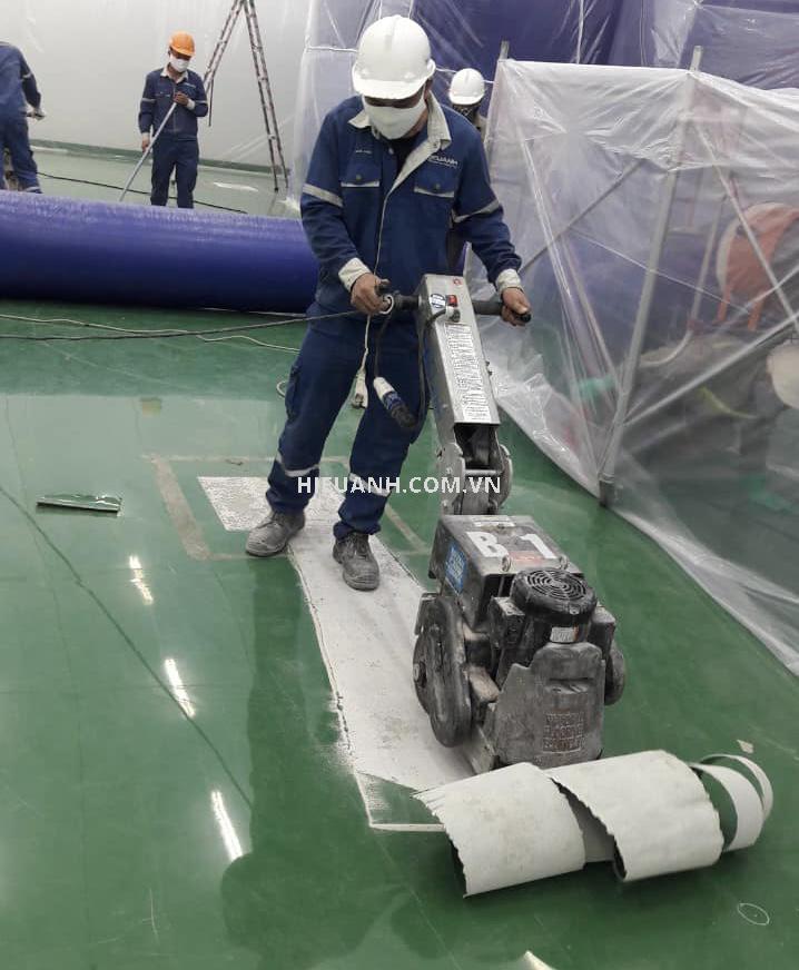 Bóc sàn; Bóc lớp phủ cũ